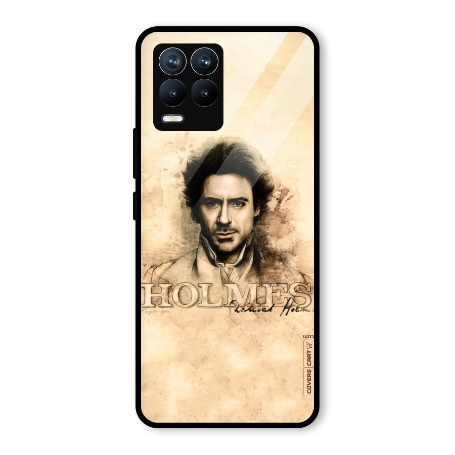 Sherlock Holmes Fan Art Glass Back Case for Realme 8 Pro