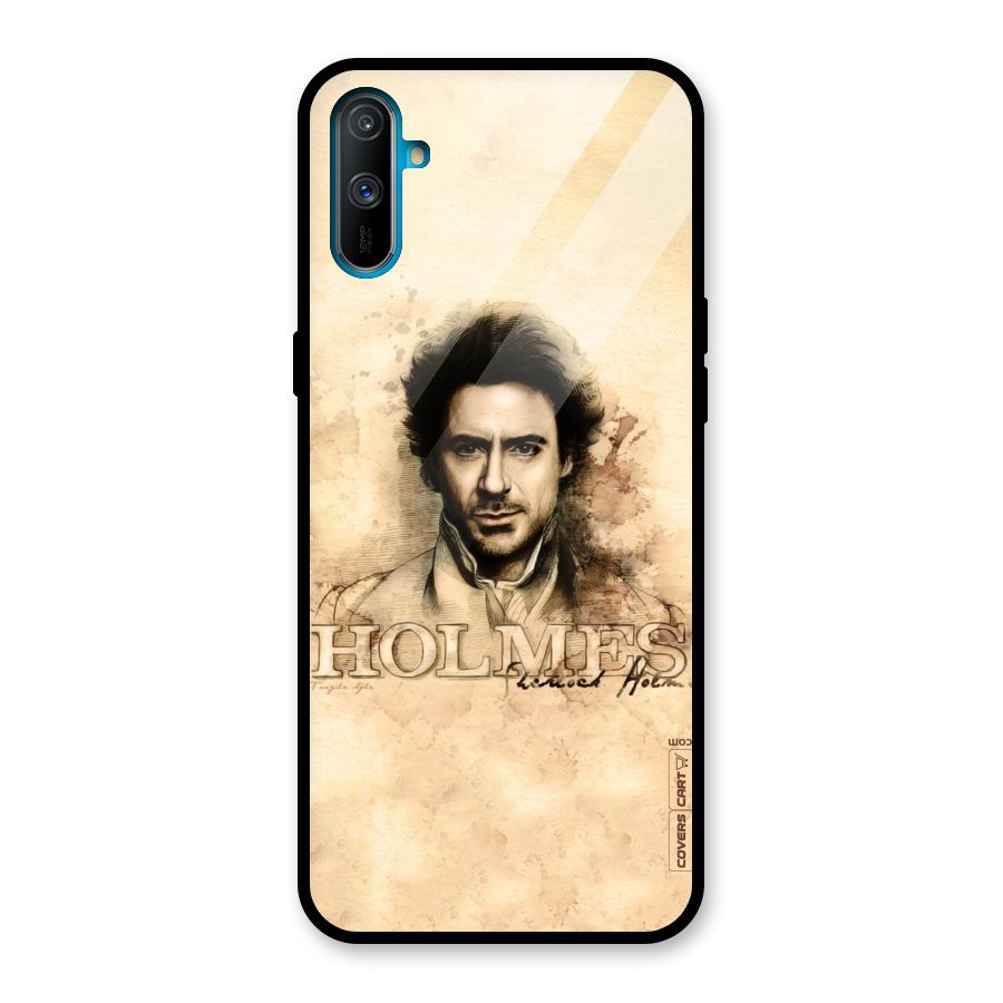 Sherlock Holmes Fan Art Glass Back Case for Realme C3