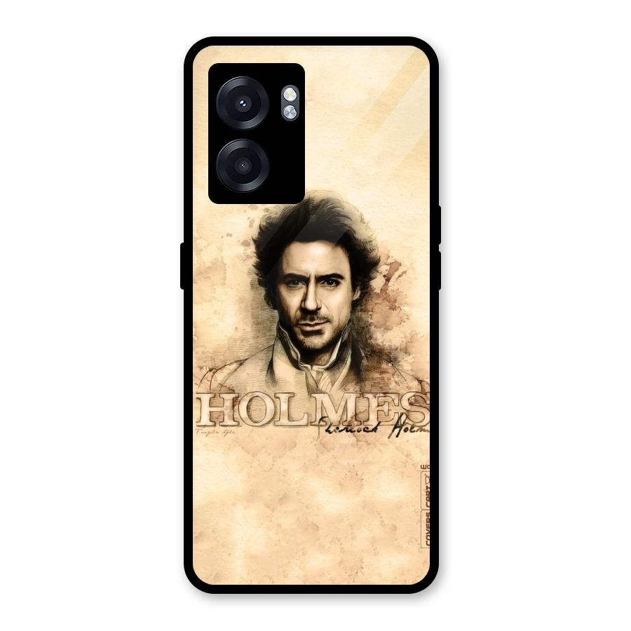 Sherlock Holmes Fan Art Glass Back Case for Realme Narzo 50 5G