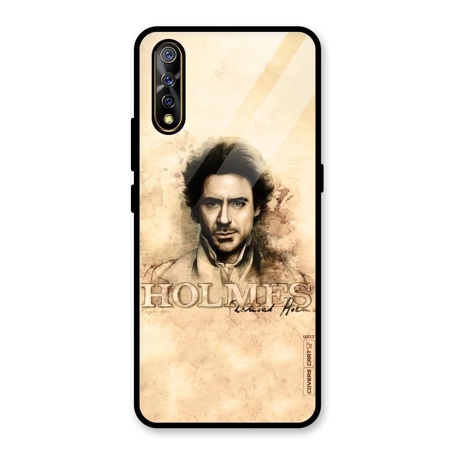 Sherlock Holmes Fan Art Glass Back Case for Vivo S1