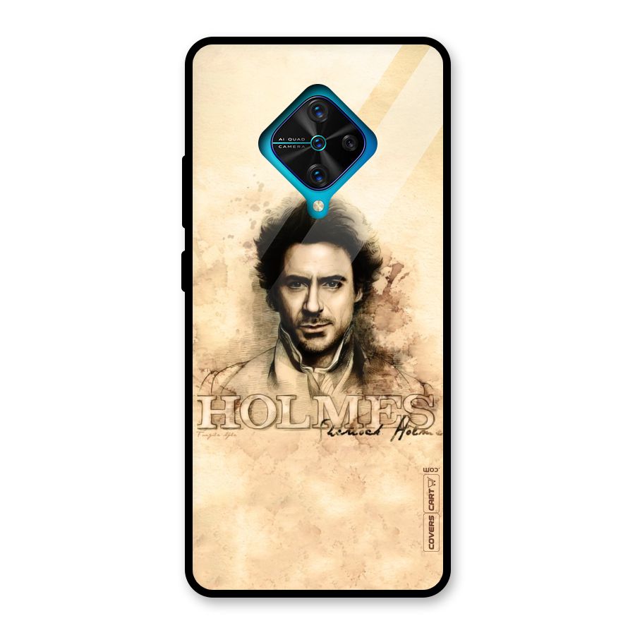 Sherlock Holmes Fan Art Glass Back Case for Vivo S1 Pro