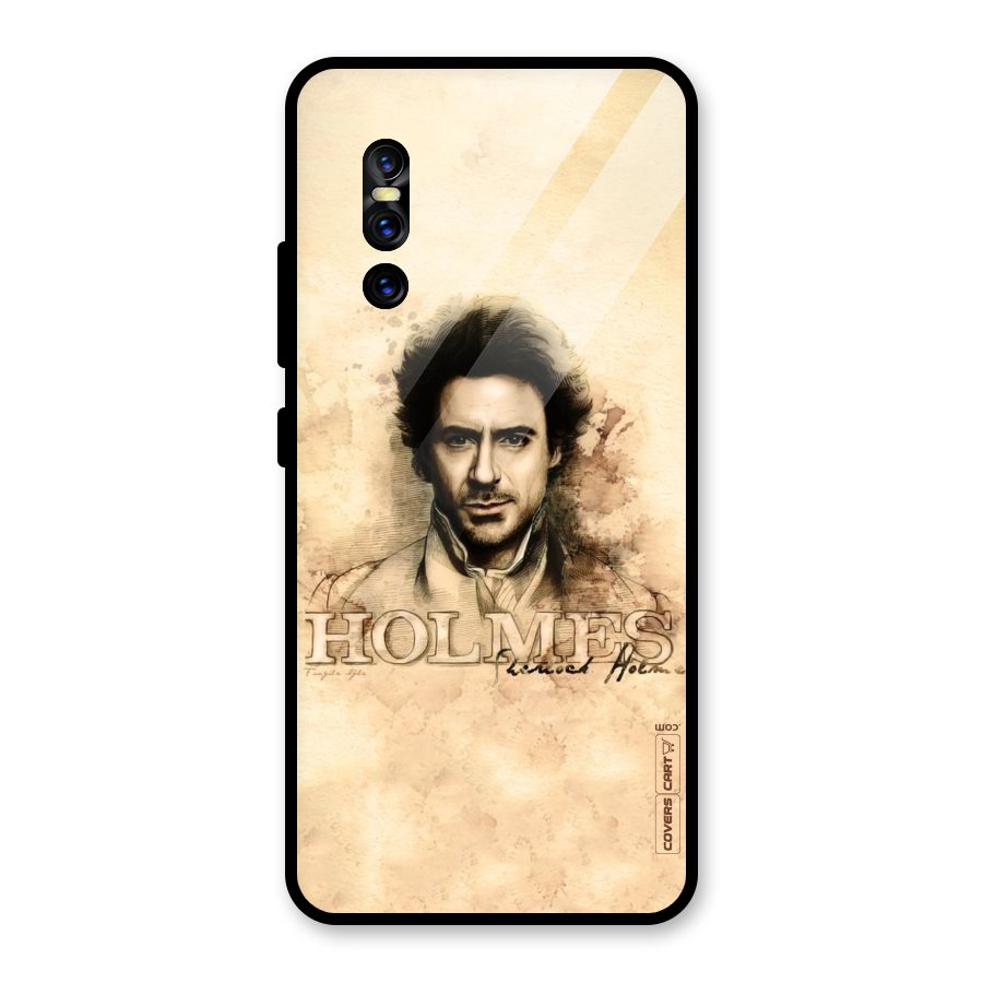 Sherlock Holmes Fan Art Glass Back Case for Vivo V15 Pro
