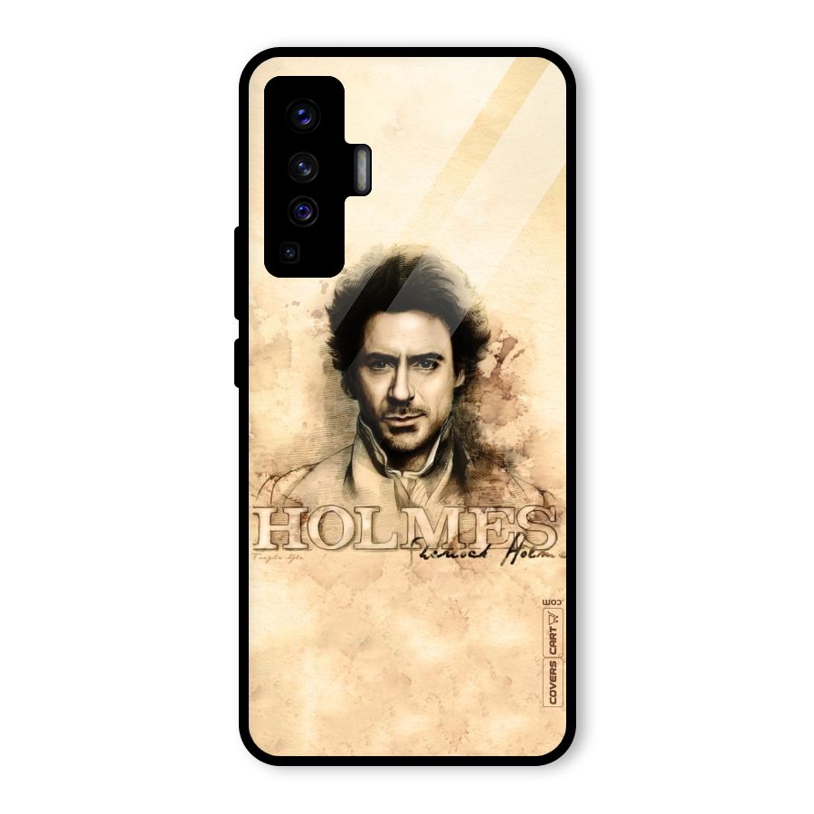 Sherlock Holmes Fan Art Glass Back Case for Vivo X50