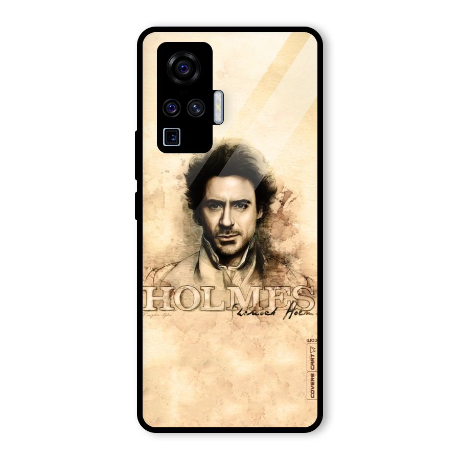 Sherlock Holmes Fan Art Glass Back Case for Vivo X50 Pro