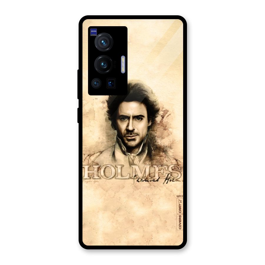 Sherlock Holmes Fan Art Glass Back Case for Vivo X70 Pro