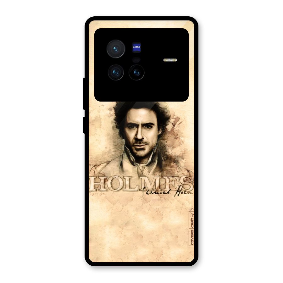 Sherlock Holmes Fan Art Glass Back Case for Vivo X80
