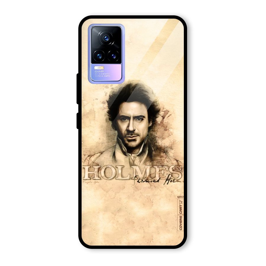 Sherlock Holmes Fan Art Glass Back Case for Vivo Y73