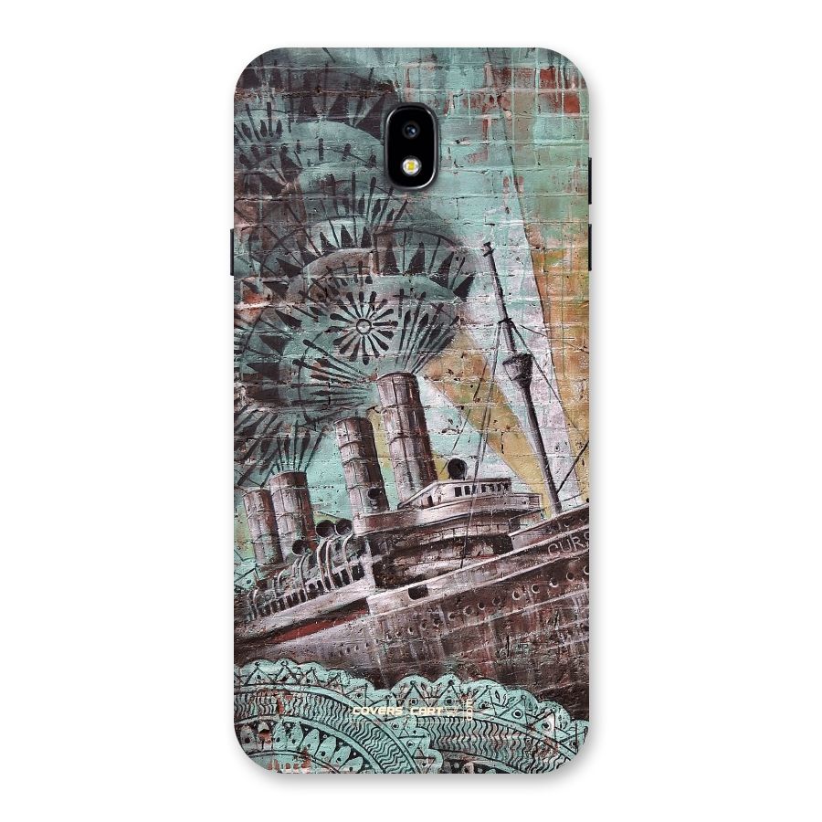 Ship Art Back Case for Galaxy J7 Pro