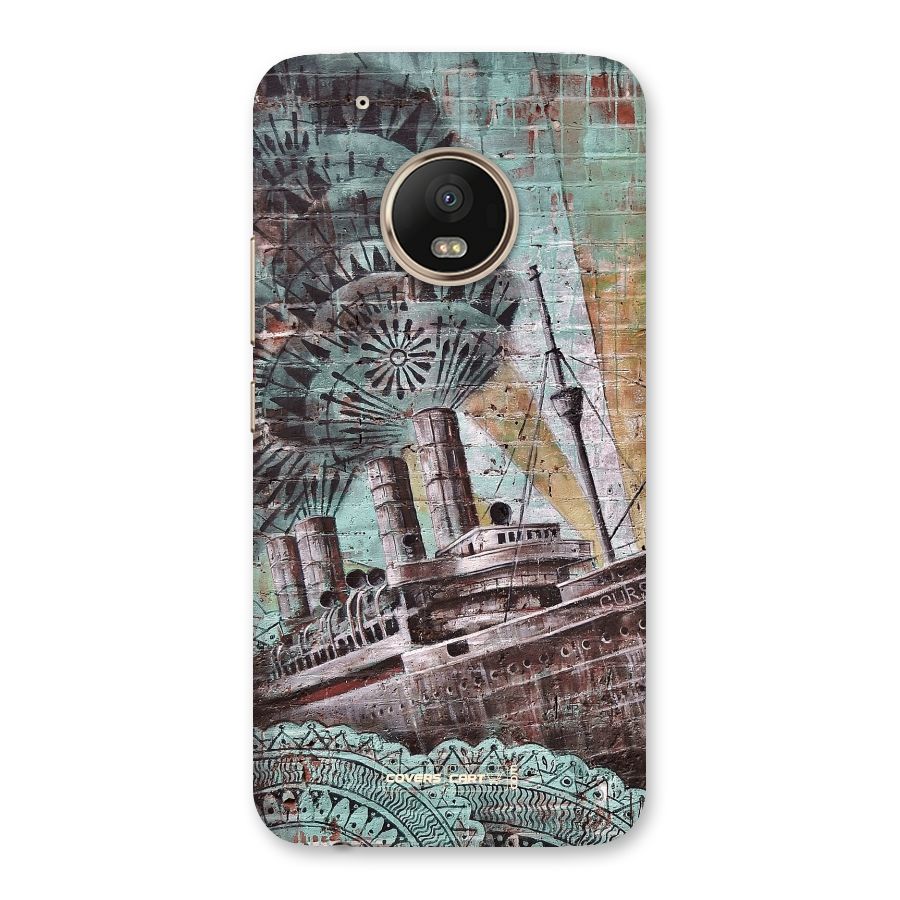 Ship Art Back Case for Moto G5 Plus