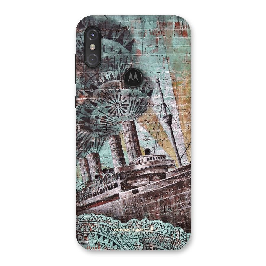 Ship Art Back Case for Motorola One Power