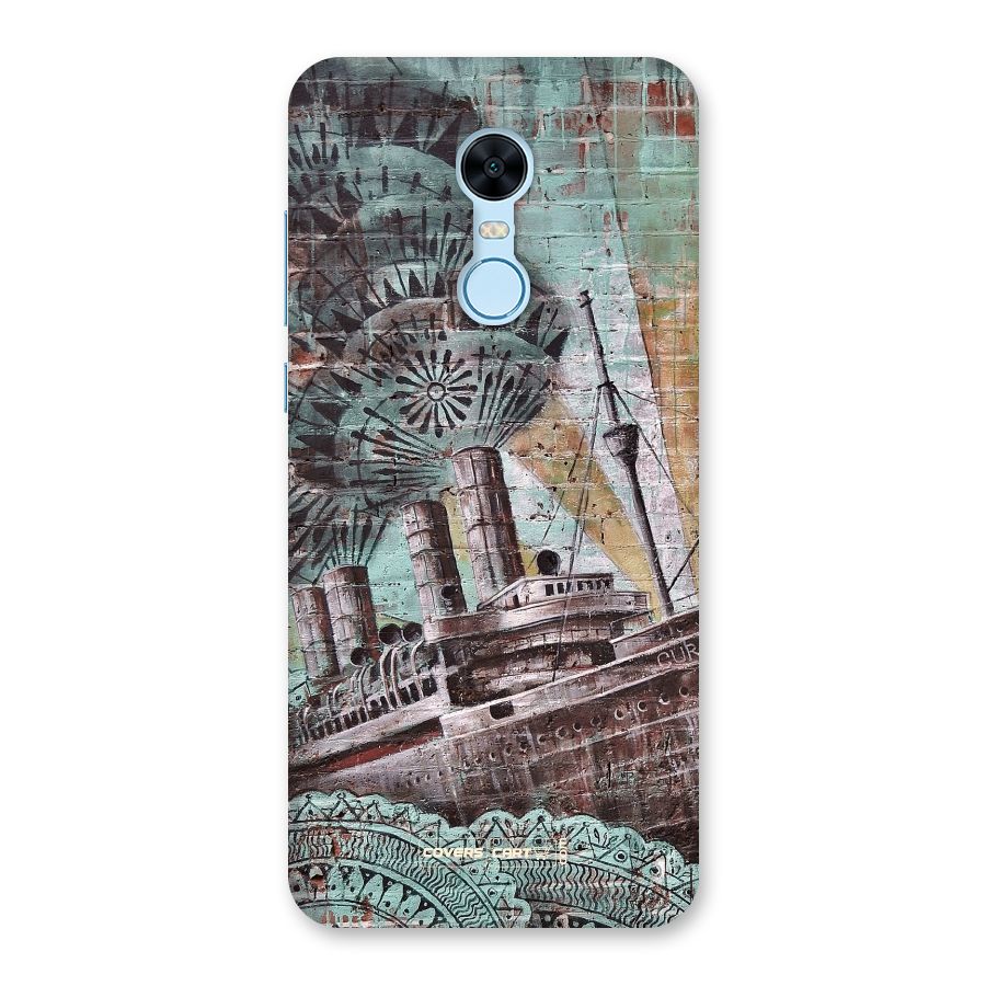 Ship Art Back Case for Redmi Note 5