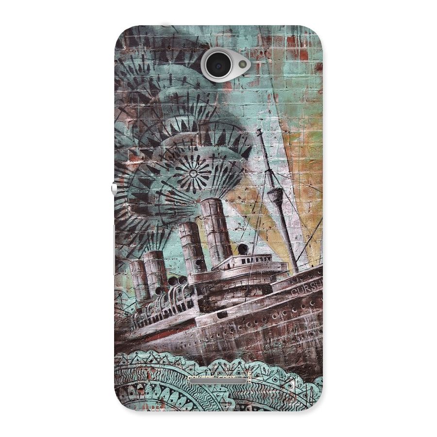 Ship Art Back Case for Sony Xperia E4