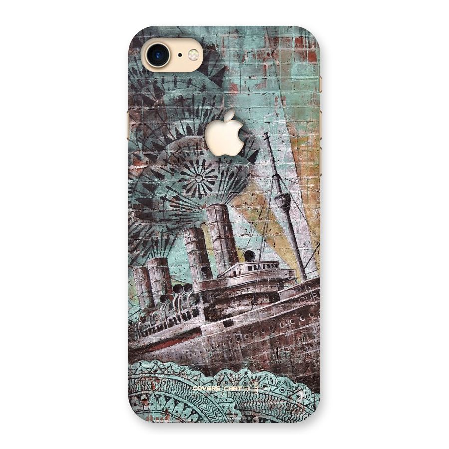 Ship Art Back Case for iPhone 7 Apple Cut