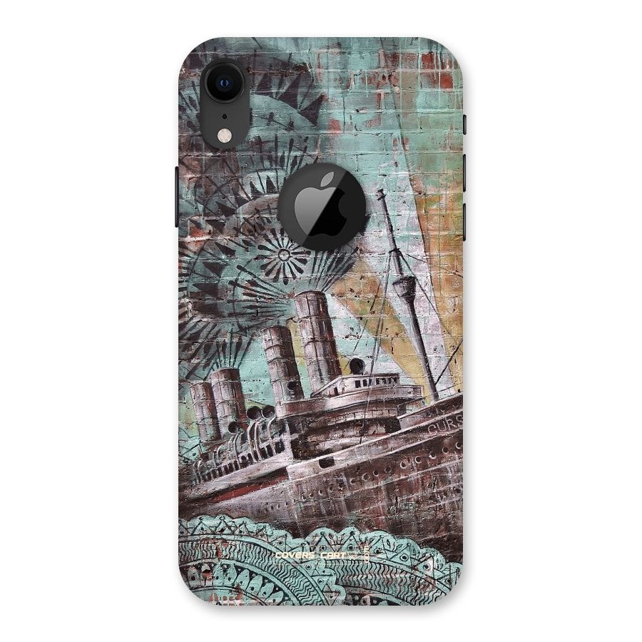 Ship Art Back Case for iPhone XR Logo Cut