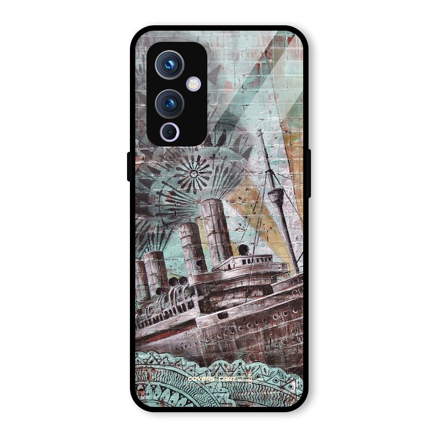 Ship Art Glass Back Case for OnePlus 9