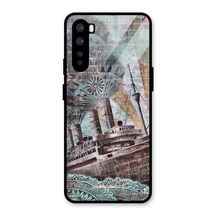 Ship Art Glass Back Case for OnePlus Nord