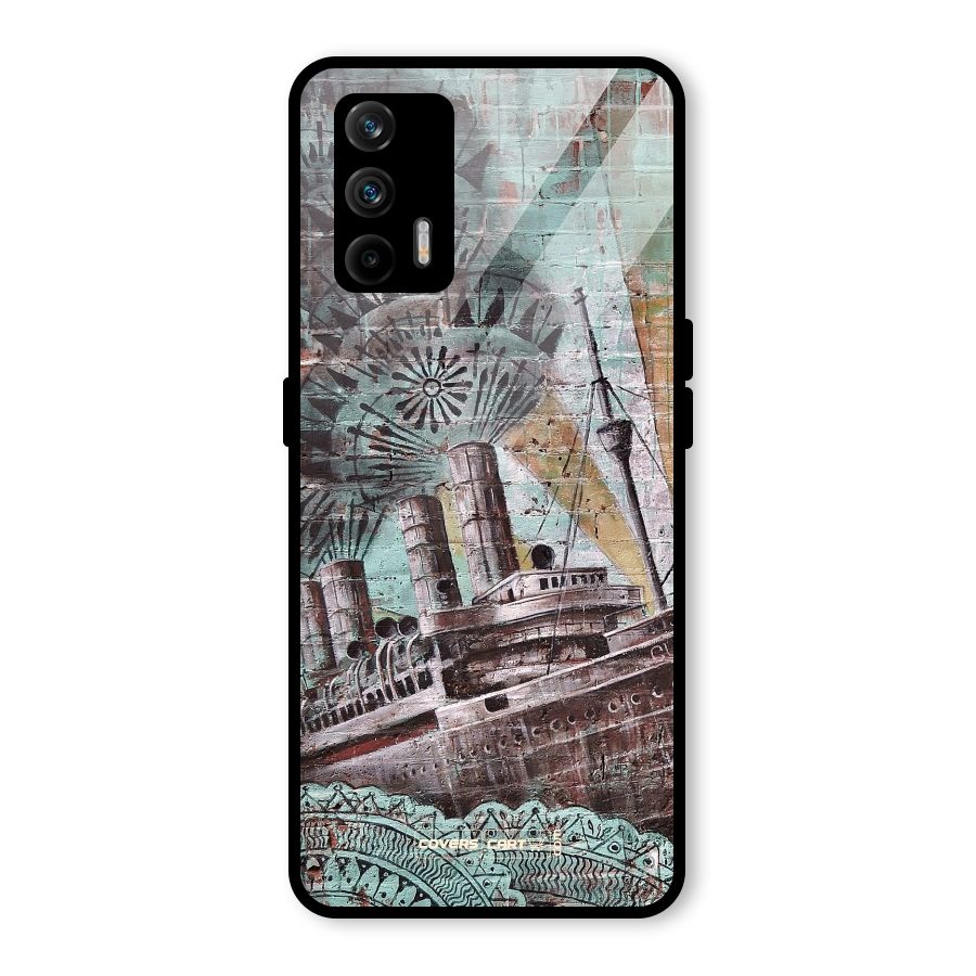 Ship Art Glass Back Case for Realme GT 5G