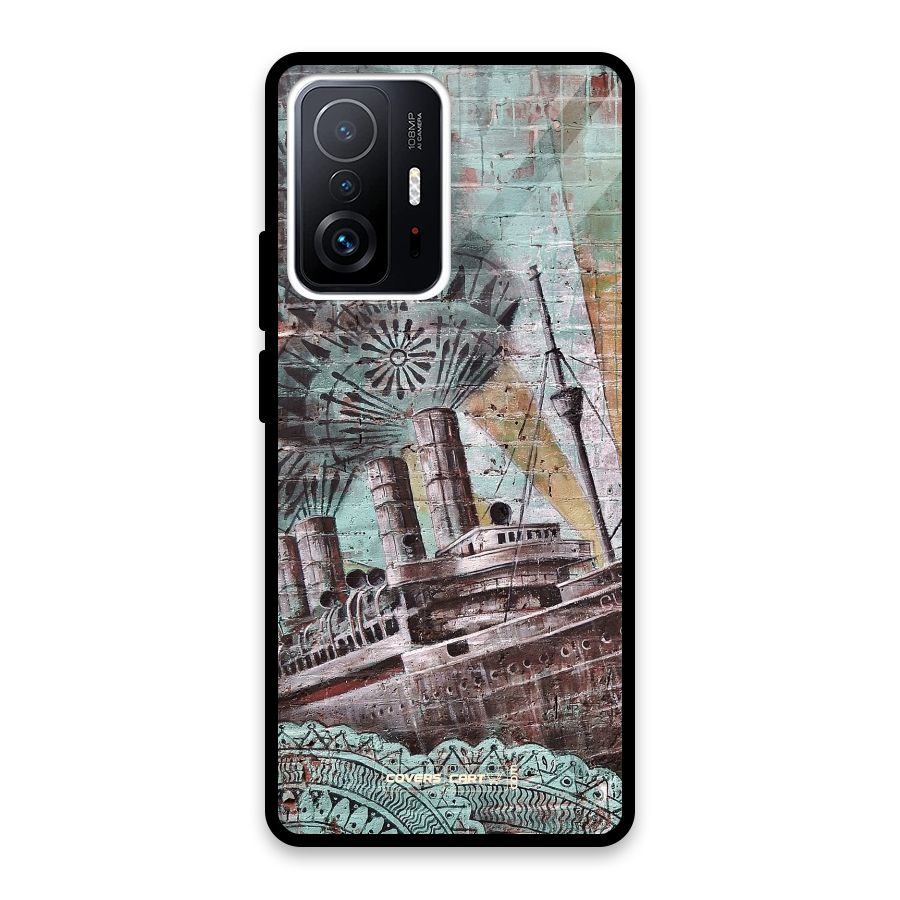 Ship Art Glass Back Case for Xiaomi 11T Pro