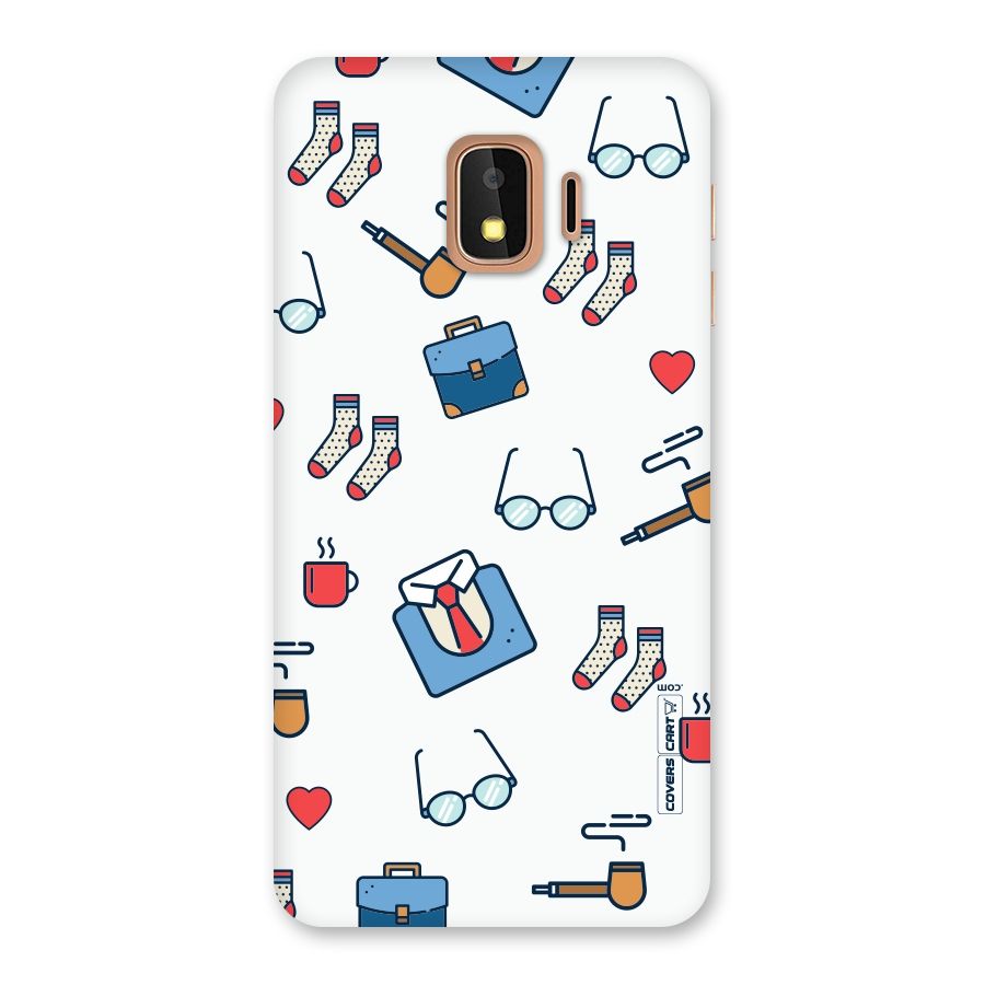 Shirt Spectacles Pattern Back Case for Galaxy J2 Core