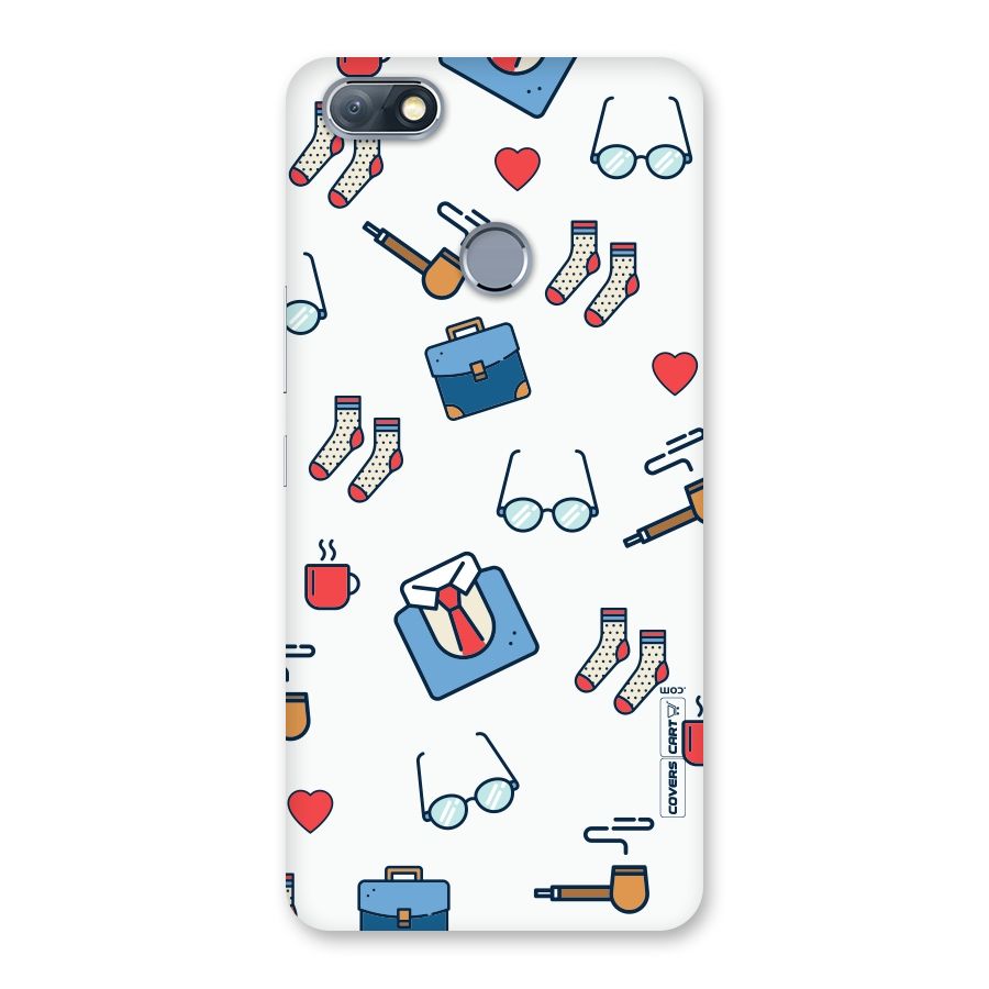 Shirt Spectacles Pattern Back Case for Infinix Note 5
