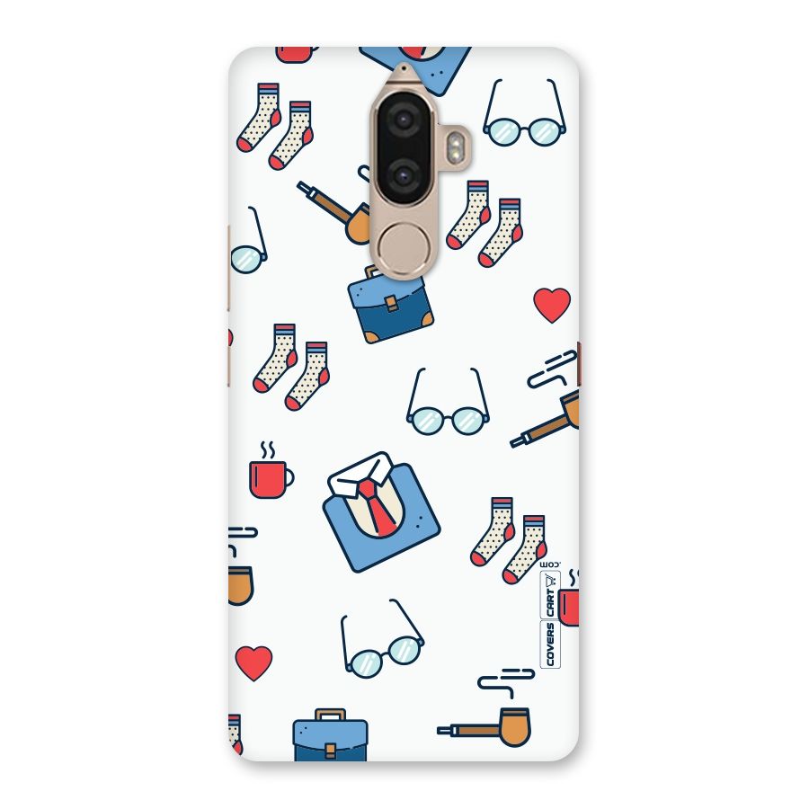 Shirt Spectacles Pattern Back Case for Lenovo K8 Note