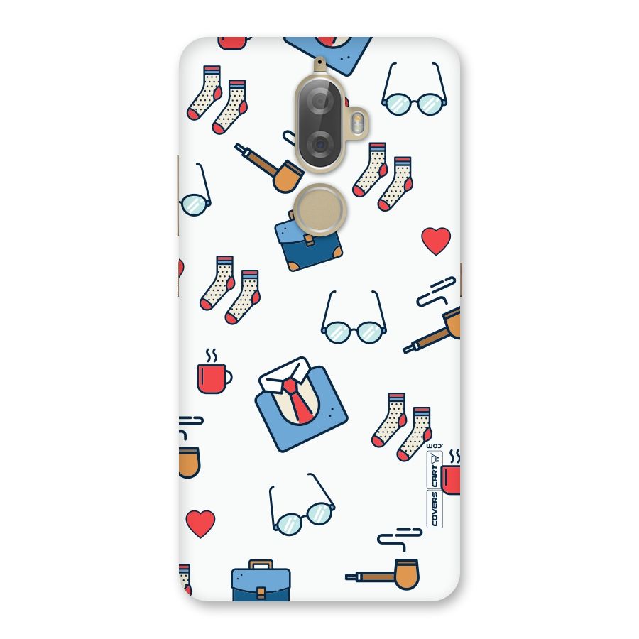 Shirt Spectacles Pattern Back Case for Lenovo K8 Plus