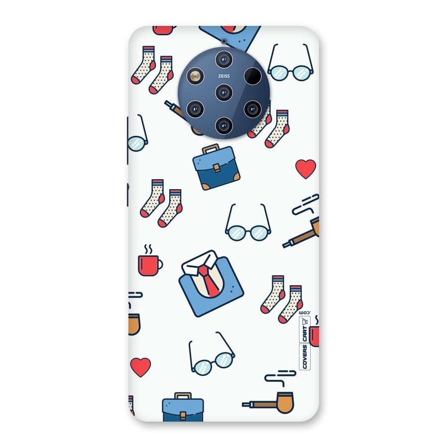 Shirt Spectacles Pattern Back Case for Nokia 9 PureView