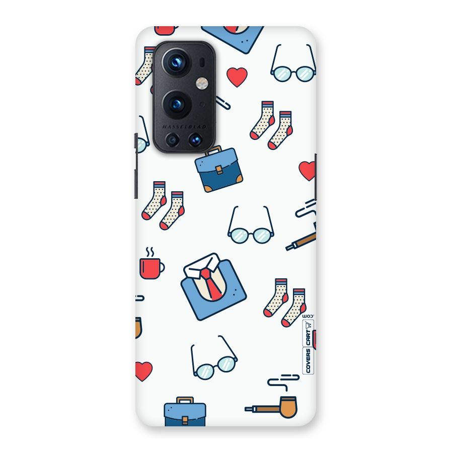 Shirt Spectacles Pattern Back Case for OnePlus 9 Pro