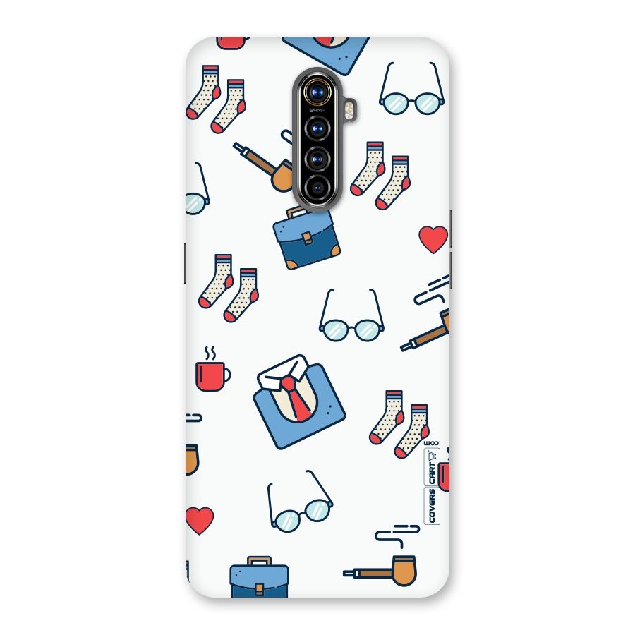 Shirt Spectacles Pattern Back Case for Realme X2 Pro
