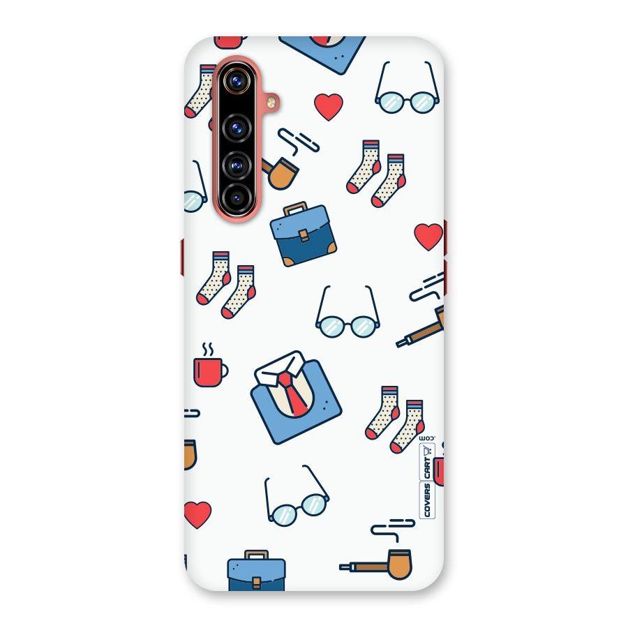 Shirt Spectacles Pattern Back Case for Realme X50 Pro