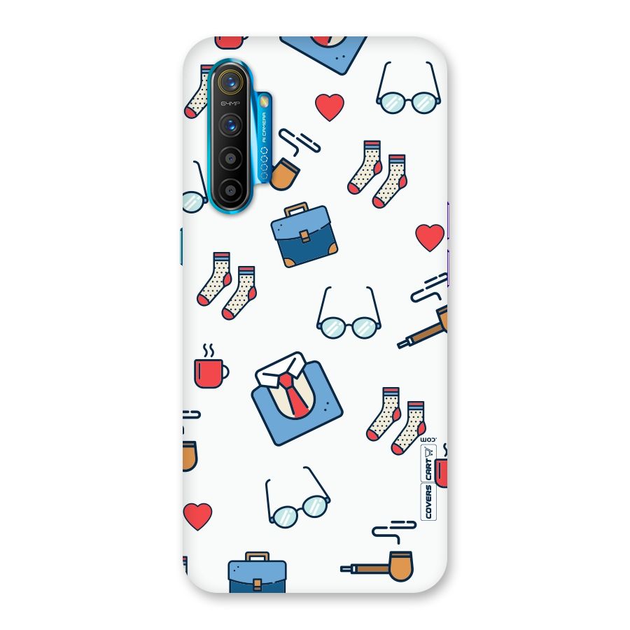 Shirt Spectacles Pattern Back Case for Realme XT