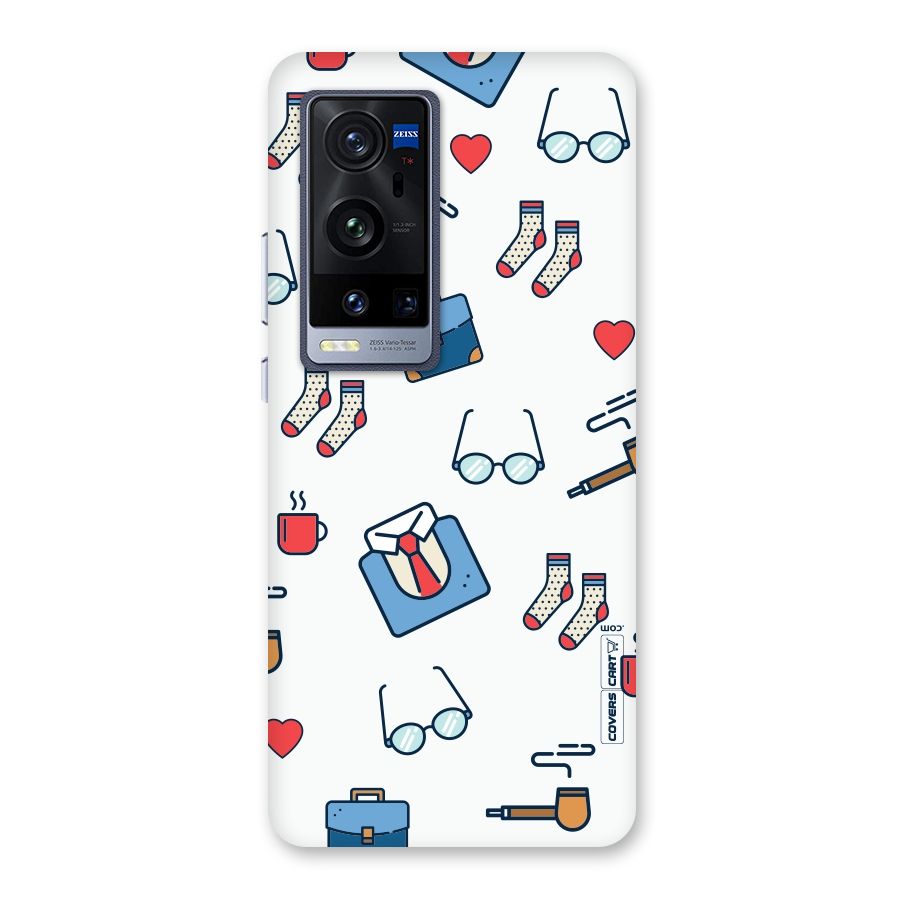 Shirt Spectacles Pattern Back Case for Vivo X60 Pro Plus