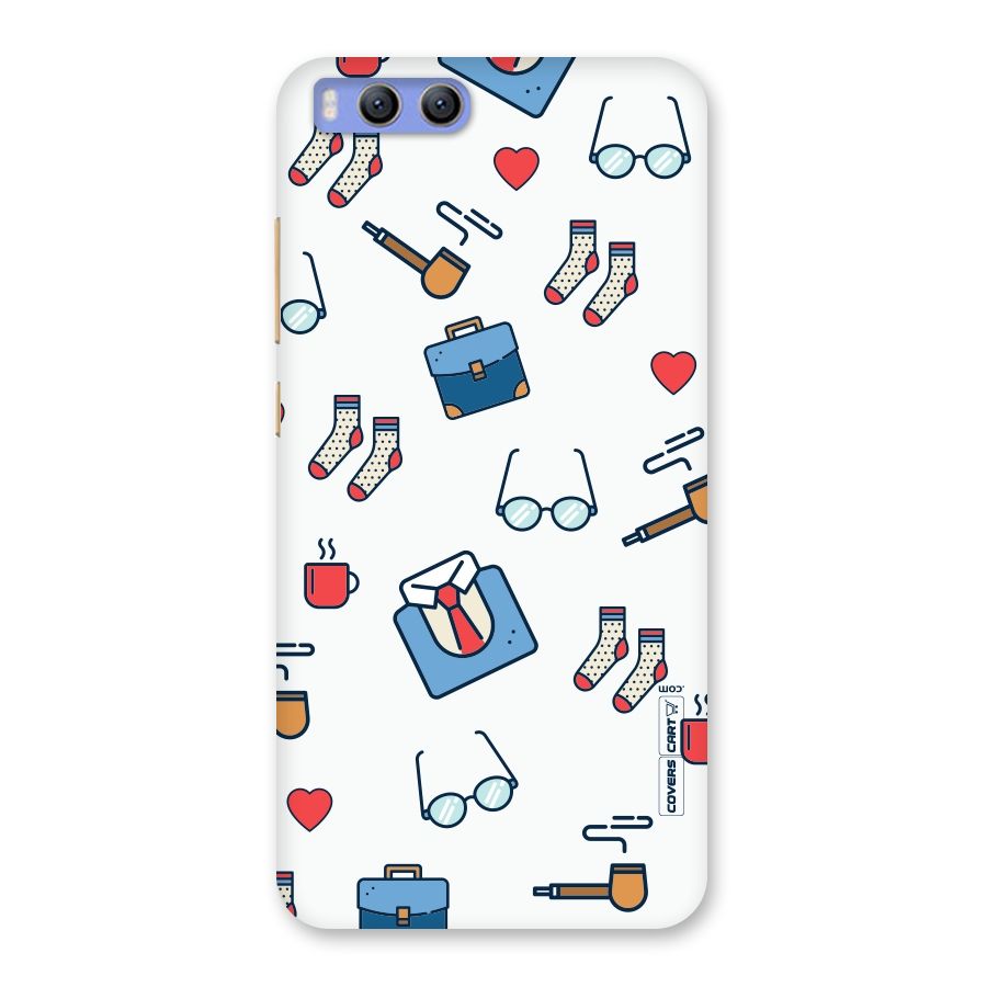 Shirt Spectacles Pattern Back Case for Xiaomi Mi 6