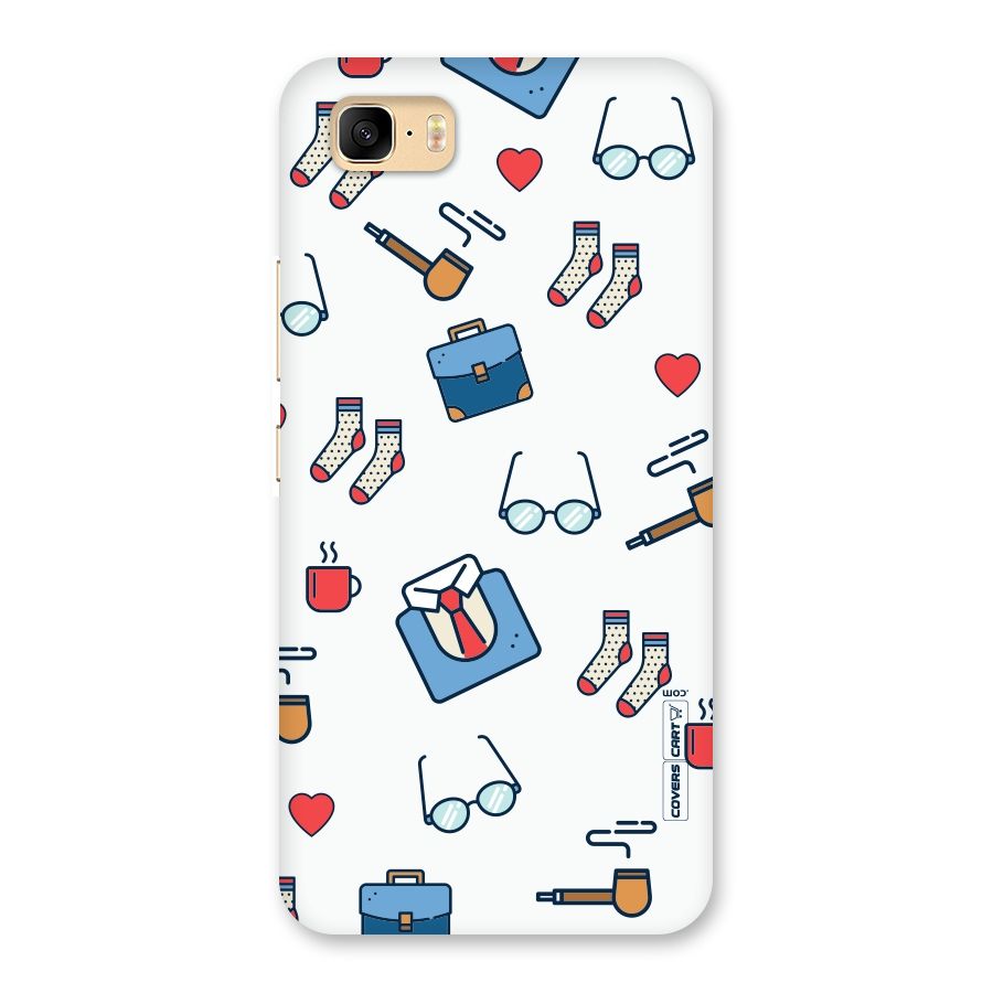 Shirt Spectacles Pattern Back Case for Zenfone 3s Max