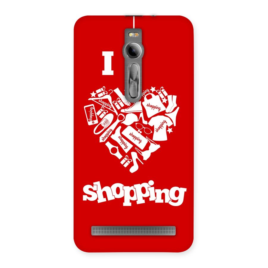 Shopaholic Shopping Love Back Case for Asus Zenfone 2