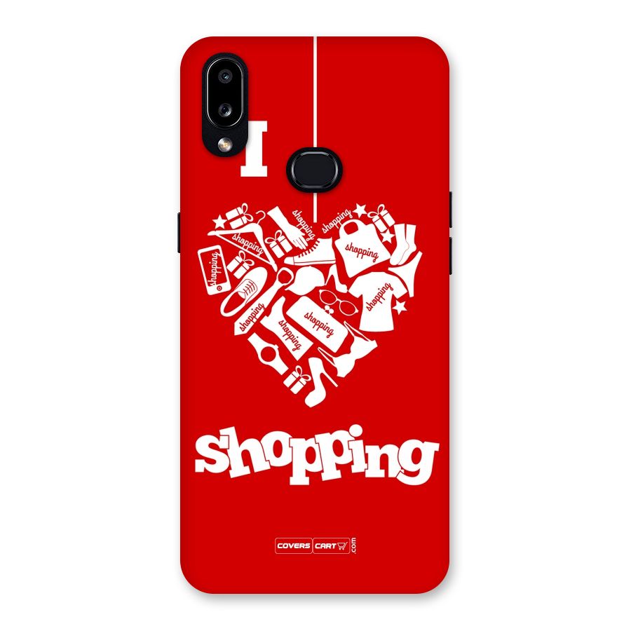 Shopaholic Shopping Love Back Case for Galaxy A10s