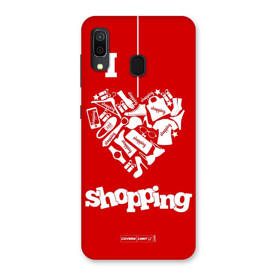 Shopaholic Shopping Love Back Case for Galaxy A30