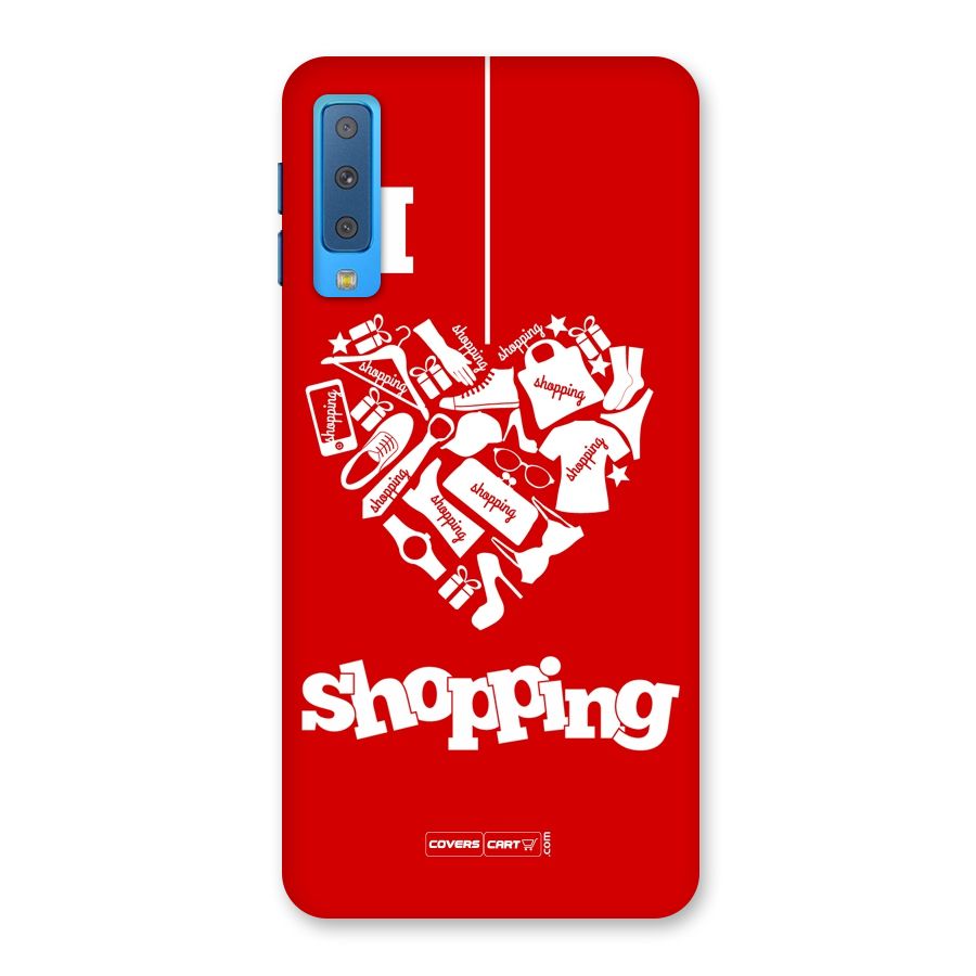 Shopaholic Shopping Love Back Case for Galaxy A7 (2018)