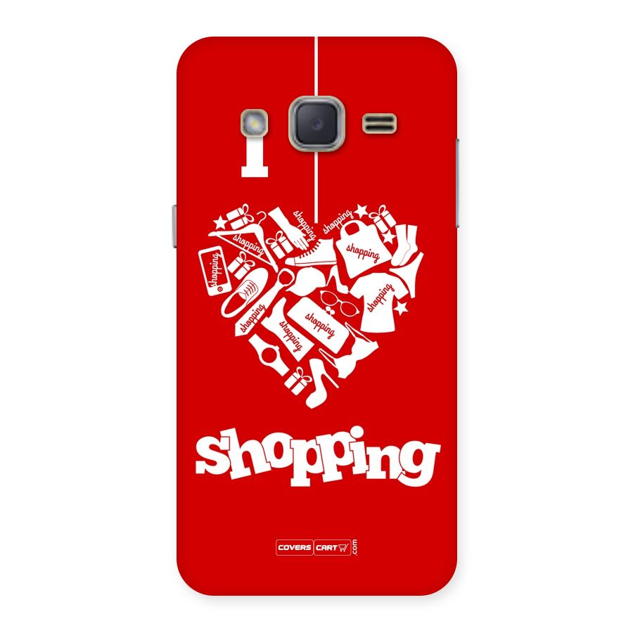 Shopaholic Shopping Love Back Case for Galaxy J2