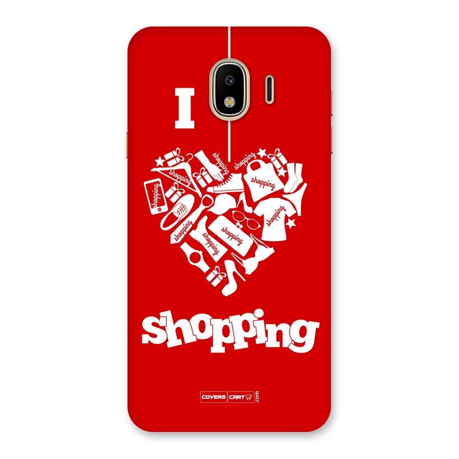 Shopaholic Shopping Love Back Case for Galaxy J4