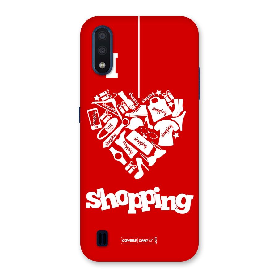 Shopaholic Shopping Love Back Case for Galaxy M01
