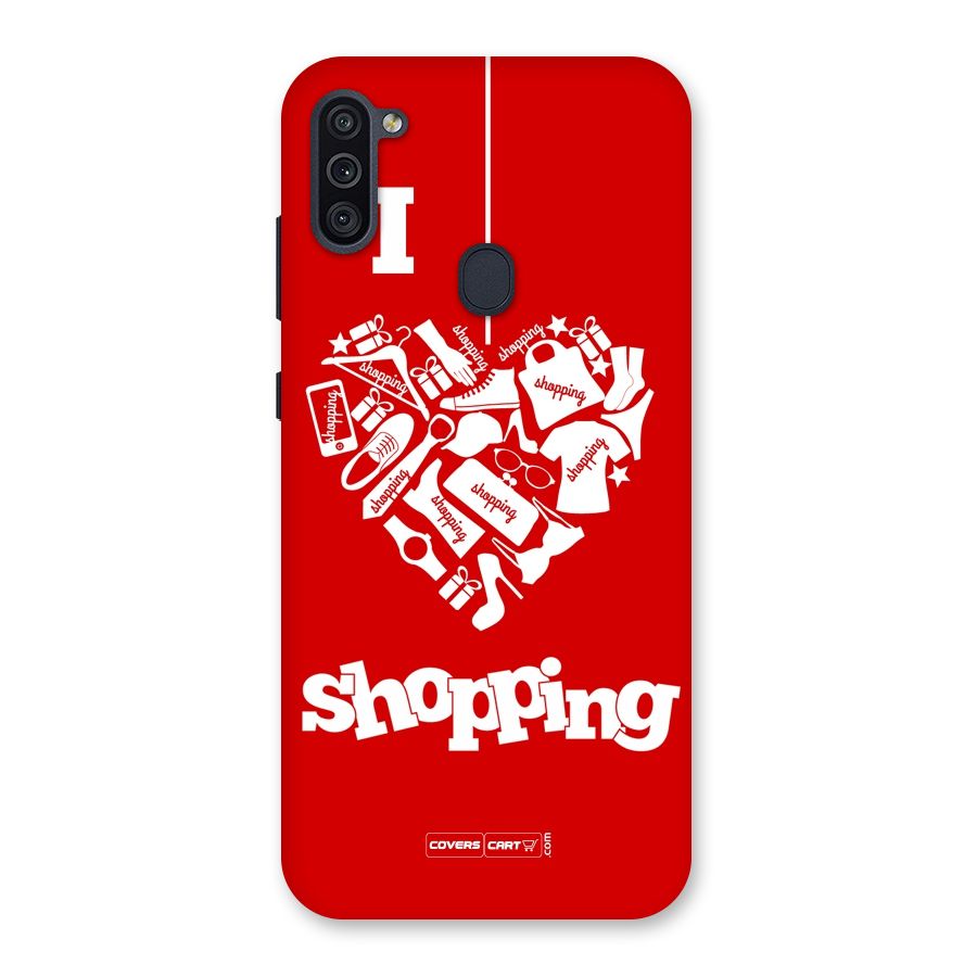 Shopaholic Shopping Love Back Case for Galaxy M11