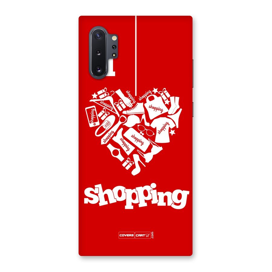 Shopaholic Shopping Love Back Case for Galaxy Note 10 Plus