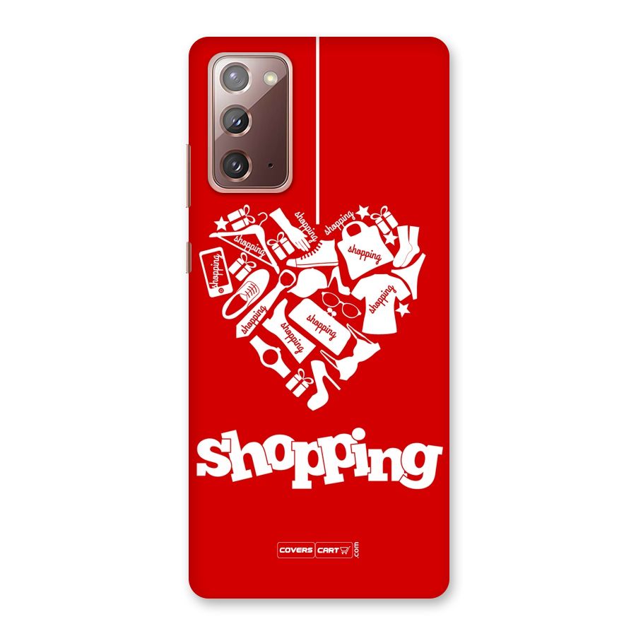 Shopaholic Shopping Love Back Case for Galaxy Note 20