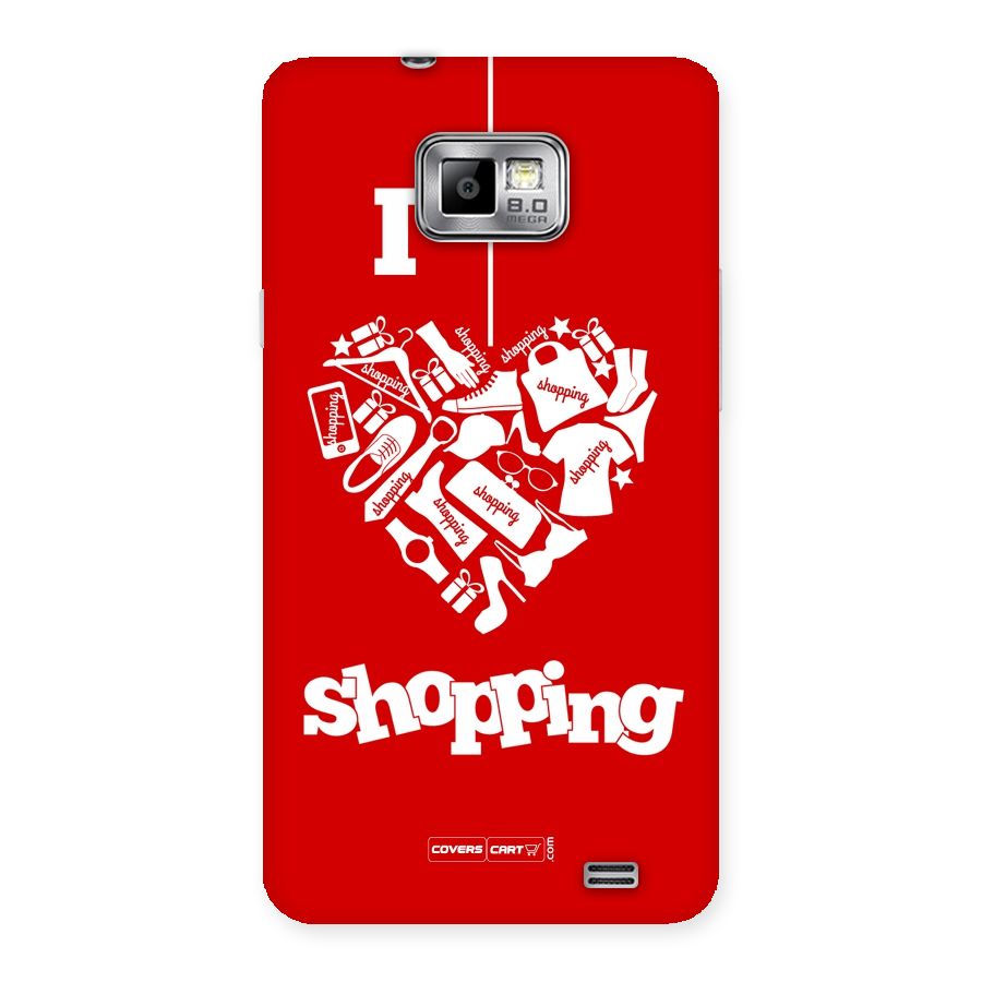Shopaholic Shopping Love Back Case for Galaxy S2