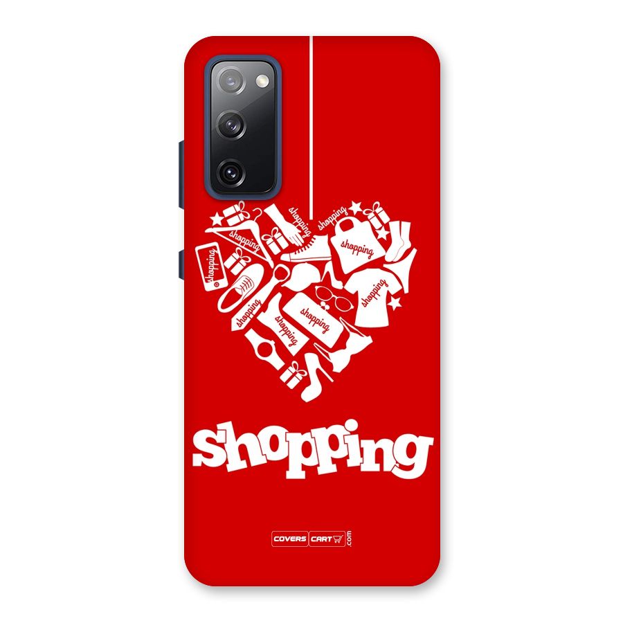 Shopaholic Shopping Love Back Case for Galaxy S20 FE