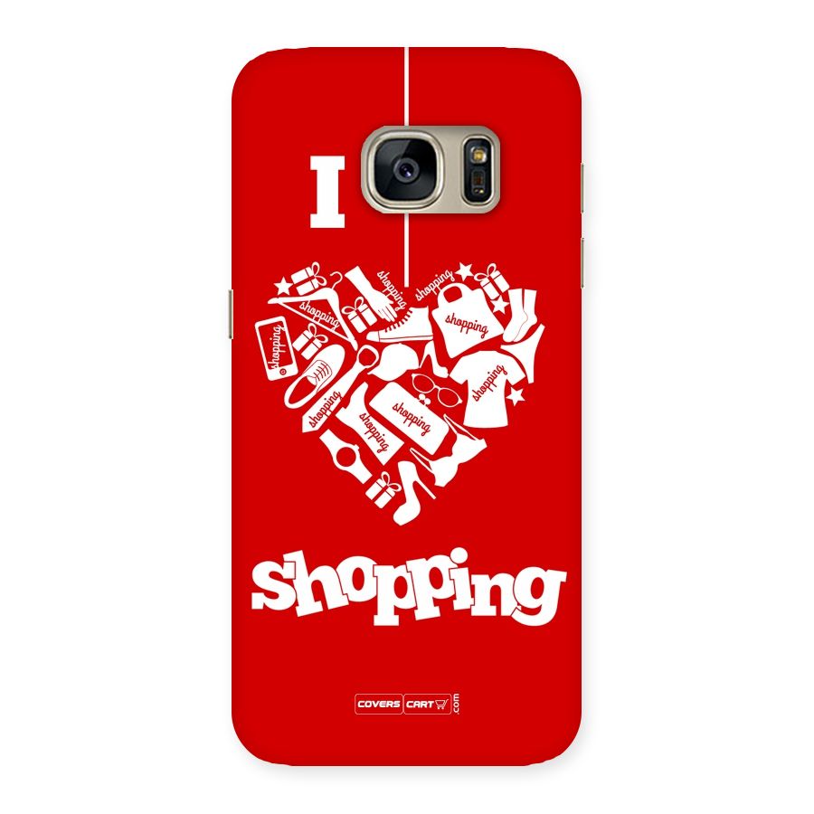 Shopaholic Shopping Love Back Case for Galaxy S7