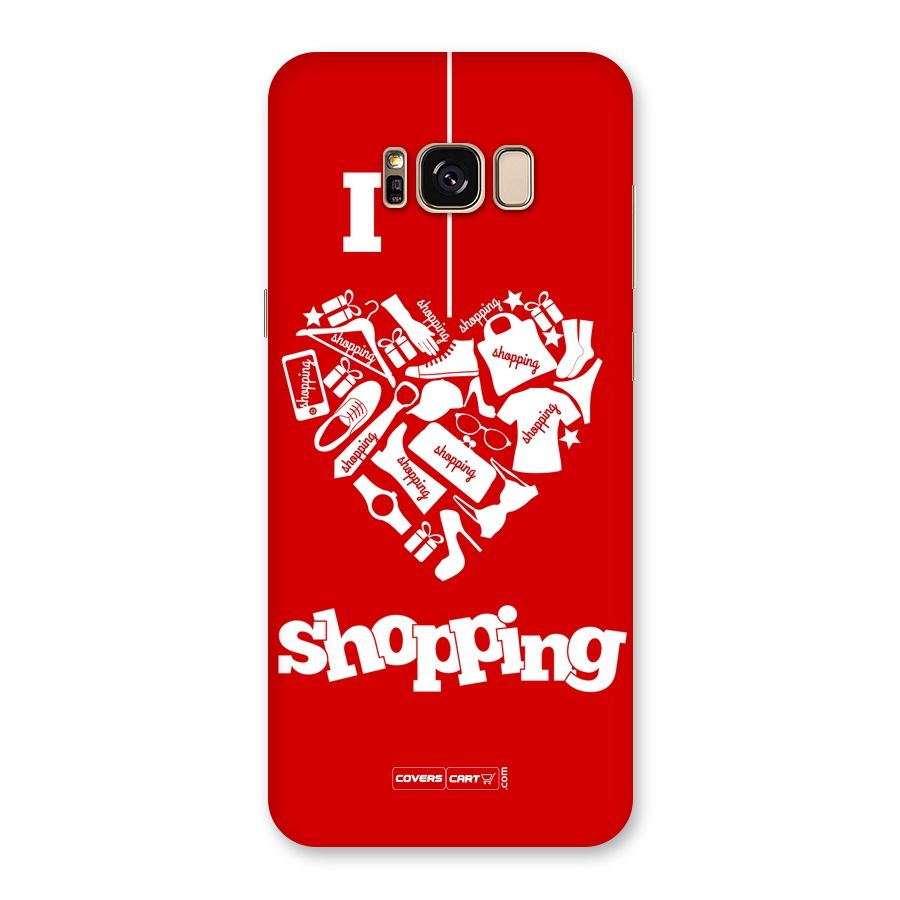 Shopaholic Shopping Love Back Case for Galaxy S8 Plus