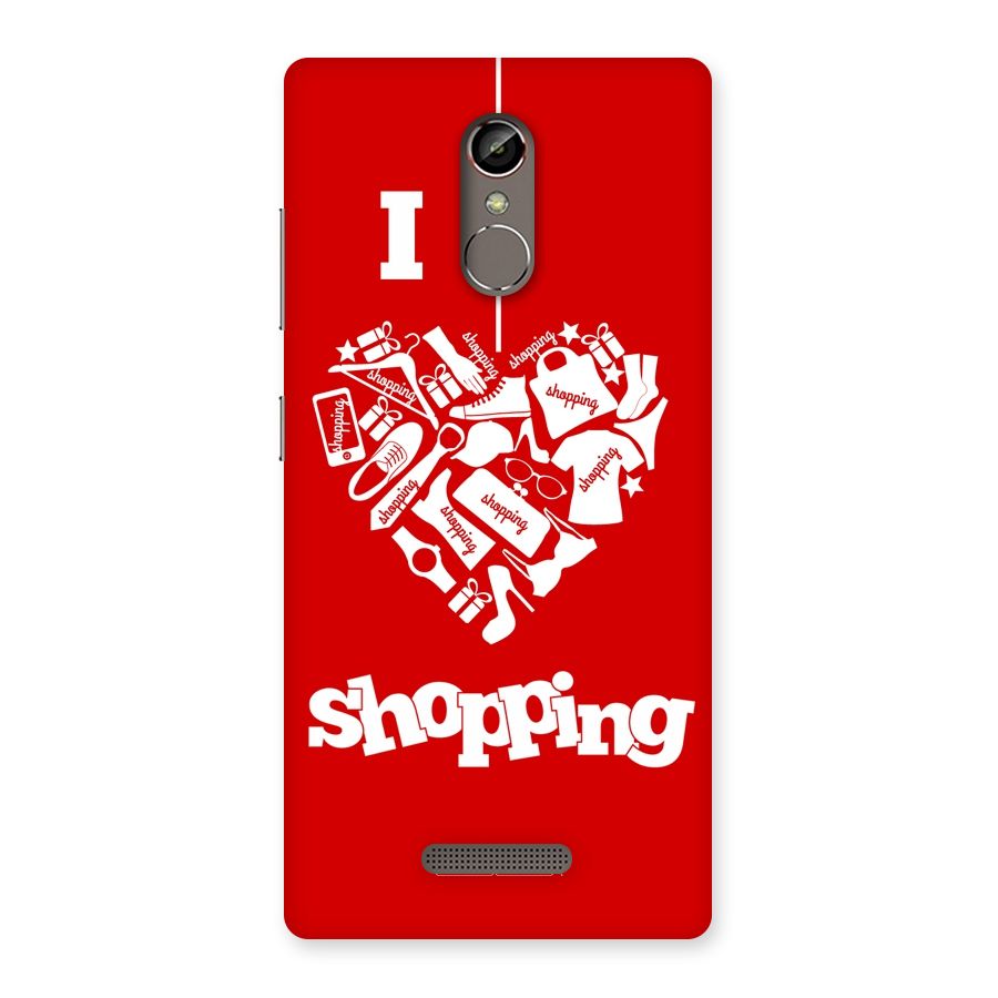 Shopaholic Shopping Love Back Case for Gionee S6s
