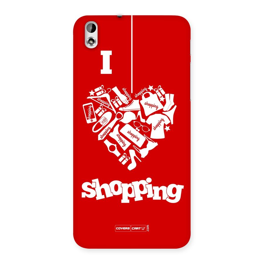 Shopaholic Shopping Love Back Case for HTC Desire 816g